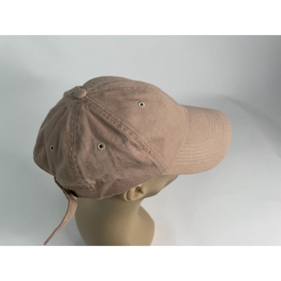 Disney Parks Embroidered Mickey Mouse Blue Icon Hat Cap Khaki Beige Adjustable - Picture 10 of 16